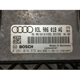 ECU BOSCH EDC17C46-2.5 0281016372 AUDI A3 140HP 03L906018AG / SW 9043 - 1037516676