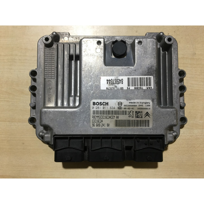 ECU MOTOR BOSCH EDC16C34-2.10 0281011634 PSA 9660324180