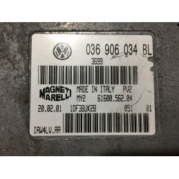 ECU MOTOR MAGNETI MARELLI IAW 4LV.AA 61600.562.04 VAG 036906034BL