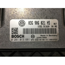 ECU MOTOR BOSCH EDC16U34-3.42 0281013681 VAG 03G906021HS