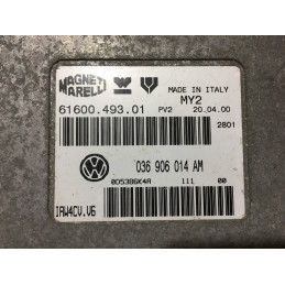 ECU MOTOR MAGNETI MARELLI IAW 4CV.V6 61600.493.01 VAG 036906014AM