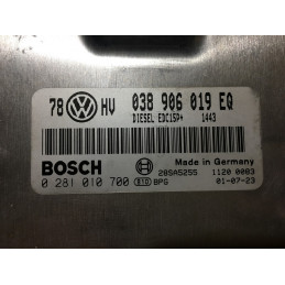 ECU MOTOR BOSCH EDC15P+22.3.2 0281010700 VAG 038906019EQ