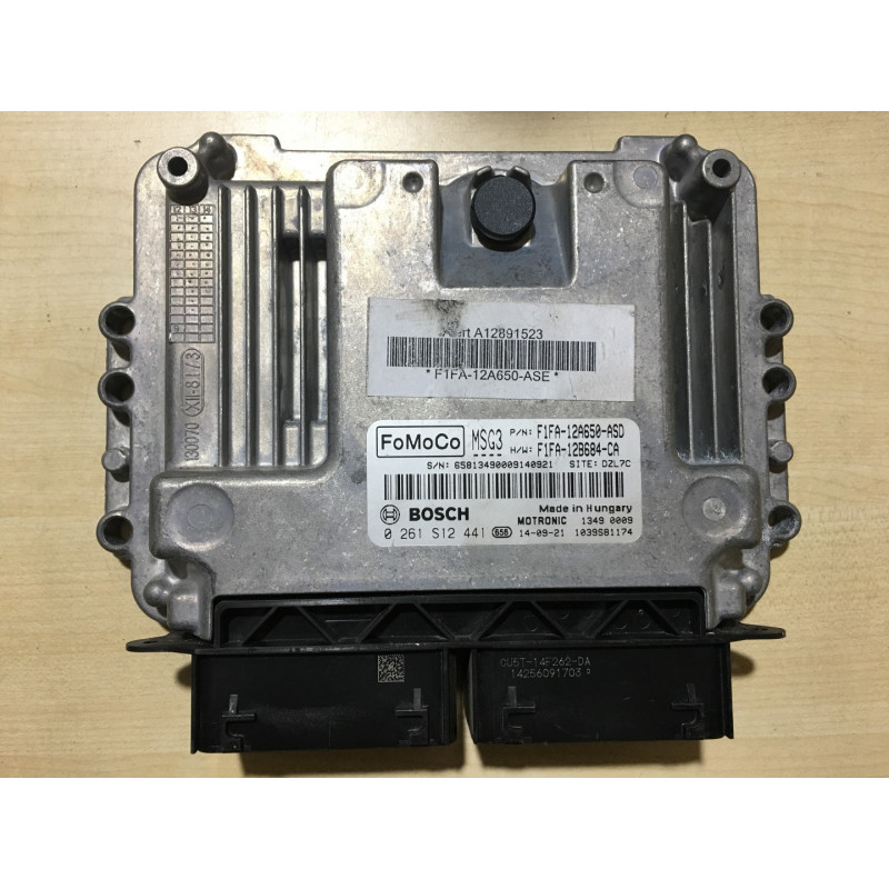 ENGINE ECU BOSCH MED17.0.1 0261S12441 FORD F1FA-12A650-ASD