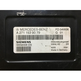 ECU MOTOR SIEMENS SIM4L KE 5WK90506 MERCEDES A2711539079