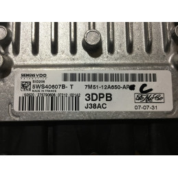 ECU MOTOR SIEMENS SID 206 5WS40607B-T FORD 7M51-12A650-APB