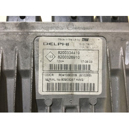 ECU MOTOR DELPHI DDCR R0410B020B RENAULT 8200334419 8200326910