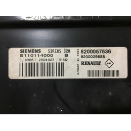 ENGINE ECU SIEMENS SIRIUS 32N S110114000B RENAULT 8200057536 8200029658