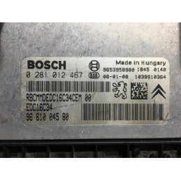 ECU MOTOR BOSCH EDC16C34-2.10 0281012467 PSA 9661004580