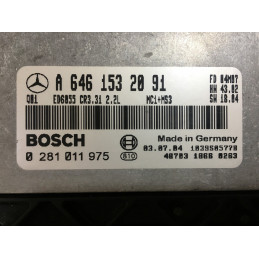 ENGINE ECU BOSCH EDC16C2-7.23 0281011975 MERCEDES A6461532091