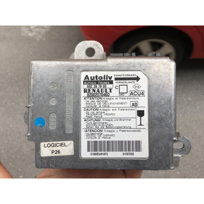 AIRBAG ECU AUTOLIV ACU4 602397800 RENAULT 8200257046D AD