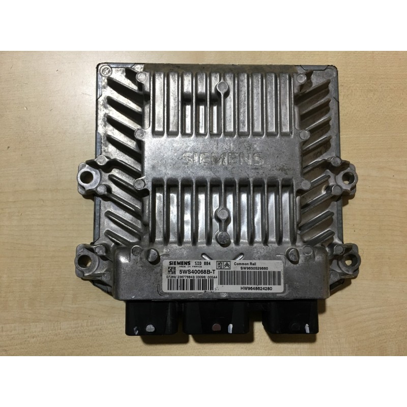 ECU SIEMENS SID804 5WS40068B-T CITROEN C3 1.4 HDI 68HP HW 9648624280 SW 9650529880 / SW 9652888580 - WITH DISABLED IMMOBILIZER ECU SIEMENS SID804 5WS40068B-T CITROEN C3 1.4 HDI 68HP HW 9648624280 SW 9650529880 / SW 9652888580 - WITH DISABLED IMMOBILIZER
