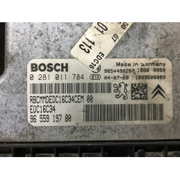 ECU MOTOR BOSCH EDC16C34-2.50 0281011784 PSA 9655919780