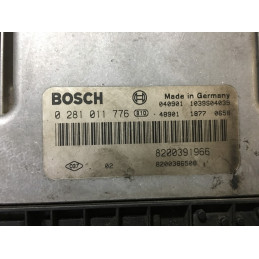 ECU MOTOR BOSCH EDC16C3-10.22 0281011776 RENAULT 8200391966 8200386508