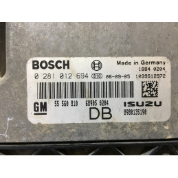 ECU MOTOR BOSCH EDC16C9-3.30 0281012694 OPEL 55560810 DB