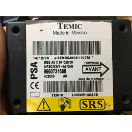 AIRBAG ECU TEMIC 402003A8 PSA 9660731680