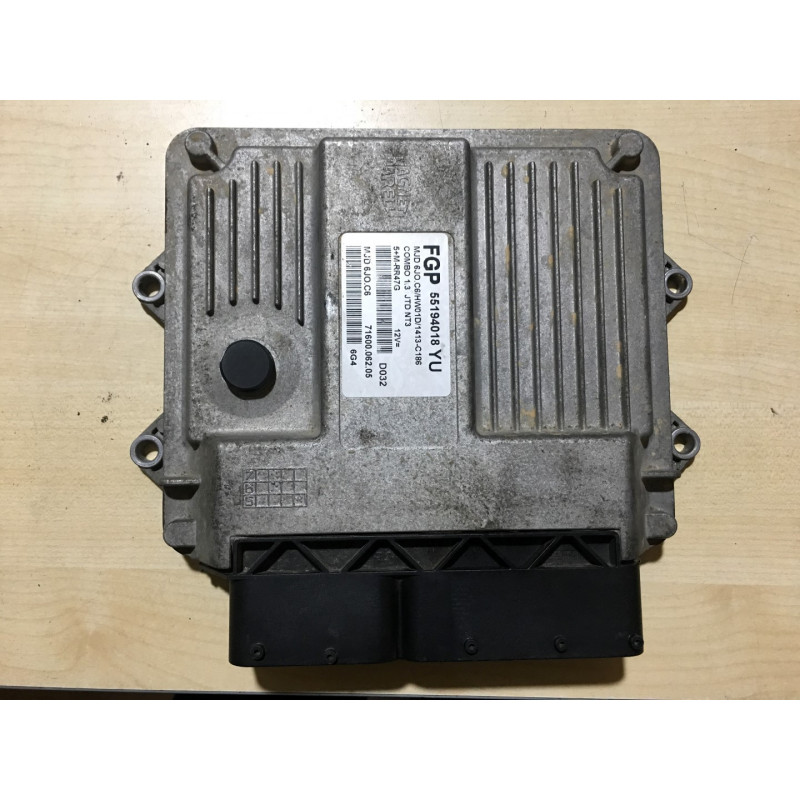 ECU MOTOR MAGNETI MARELLI MJD 6JO.C6 7160006205 OPEL 55194018 YU