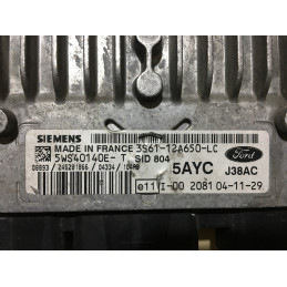 ECU MOTOR SIEMENS SID 804 5WS40140E-T FORD 3S61-12A650-LC