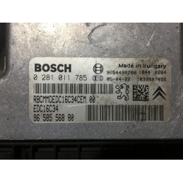 ECU MOTOR BOSCH EDC16C34-2.50 0281011785 PSA 9658556880