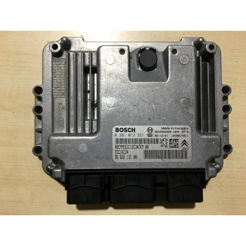 ECU MOTOR BOSCH EDC16C34-4.11 0281013331 PSA 9662213180