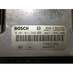 ECU MOTOR BOSCH EDC16C3-10.22 0281011549 RENAULT 8200391966 8200370779