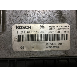 ECU MOTOR BOSCH EDC16C3-10.22 0281011776 RENAULT 8200391966 8200386508