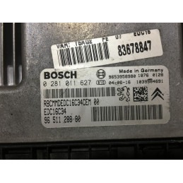 ECU MOTOR BOSCH EDC16C34-2.10 0281011627 PSA 9651128880