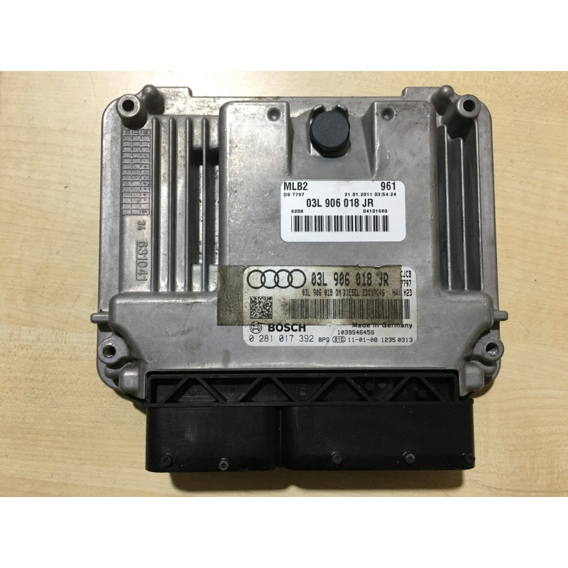 ECU MOTOR BOSCH EDC17C46-2.22 0281017392 VAG 03L906018JR