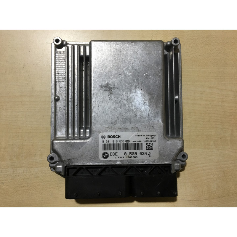 ENGINE ECU BOSCH EDC16C35-5.23 0281016638 BMW 8509034