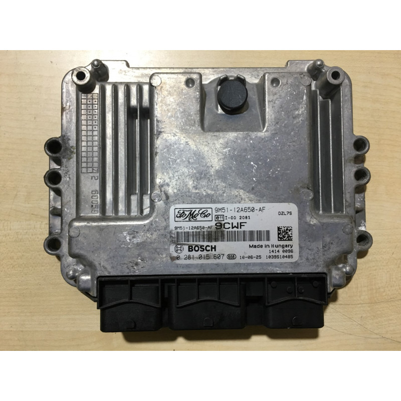 ECU MOTOR BOSCH EDC16C34-5.95 0281015607 FORD 9M51-12A650-AF 9CWF