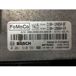 ENGINE ECU BOSCH MED17.0.1 0261S10991 FORD D1BA-12A650-BF