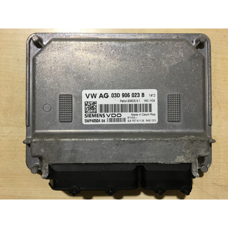 ECU MOTOR SIEMENS VDO SIMOS 9.1 5WP4050404 VAG 03D906023B