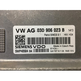 ECU MOTOR SIEMENS VDO SIMOS 9.1 5WP4050404 VAG 03D906023B