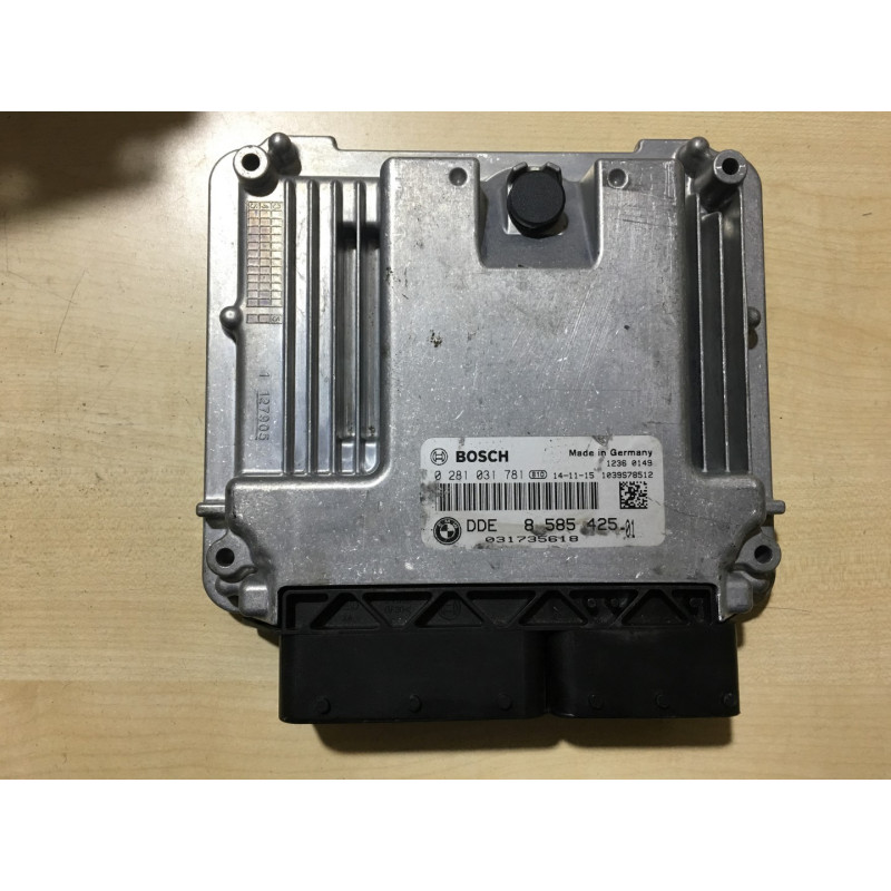 ENGINE ECU BOSCH EDC17C50-6.58 0281031781 BMW 8585425 ENGINE ECU BOSCH EDC17C50-6.58 0281031781 BMW 8585425