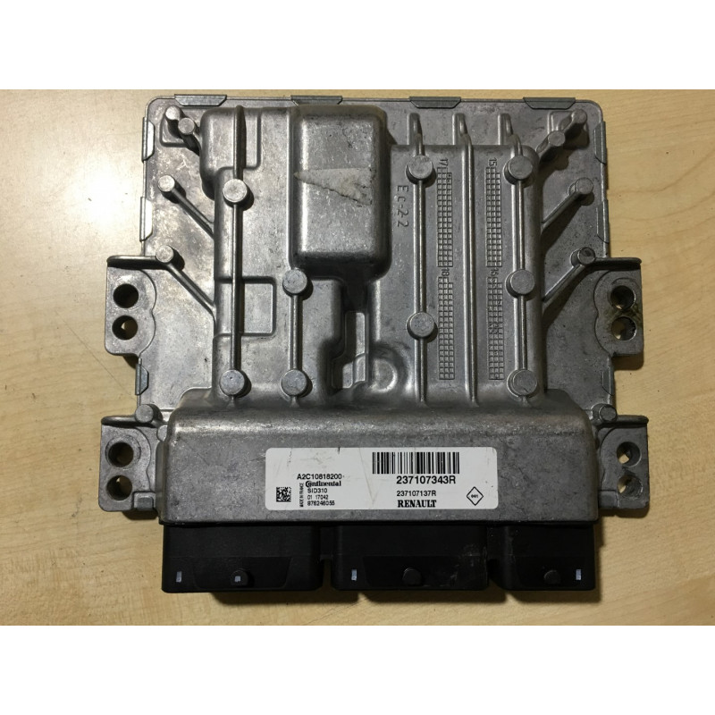 ECU MOTOR CONTINENTAL SID 310 A2C10818200 RENAULT 237107343R 237107137R