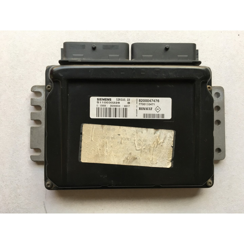 ECU MOTOR SIEMENS SIRIUS 32 S110030228B RENAULT 8200047476 7700110471