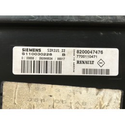 ENGINE ECU SIEMENS SIRIUS 32 S110030228B RENAULT 8200047476 7700110471