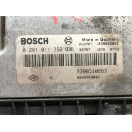 ECU MOTOR BOSCH EDC16C3-10.22 0281011390 RENAULT 8200310863 8200349846