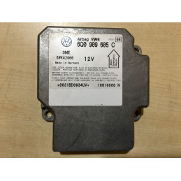 AIRBAG ECU SIEMENS 5WK42900 VAG 6Q0909605C INDEX06