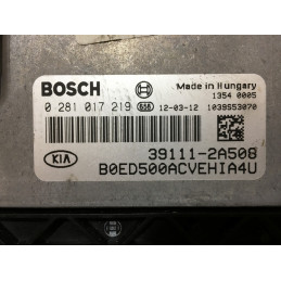 ECU MOTOR BOSCH EDC17C08-5.23 0281017219 HYUNDAI 39111-2A508