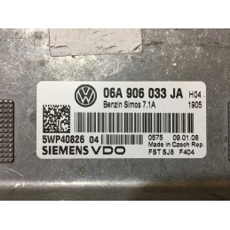 ECU MOTOR SIEMENS VDO SIMOS 7.1A 5WP4082604 VAG 06A906033JA