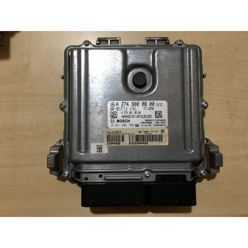 ECU MOTOR BOSCH MED17.7.2 0261S08785 MERCEDES A2749000800