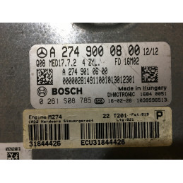 ECU MOTOR BOSCH MED17.7.2 0261S08785 MERCEDES A2749000800