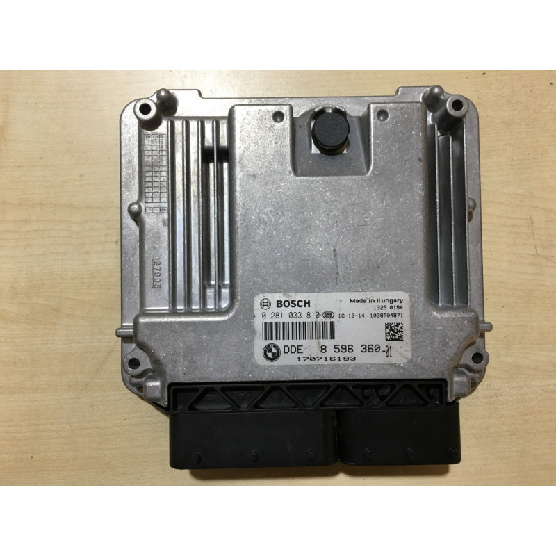 ENGINE ECU BOSCH EDC17C50-6.59 0281033810 BMW 8596360