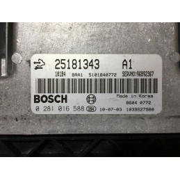 ECU MOTOR BOSCH EDC16C39-5.M8 0281016588 OPEL 25181343