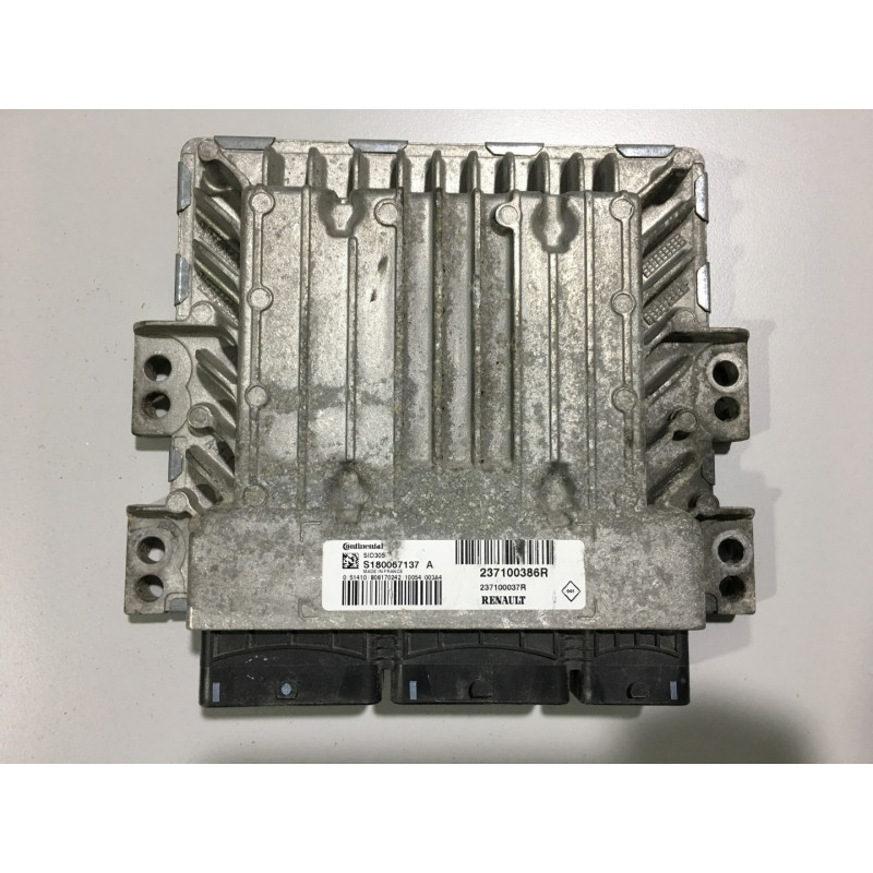 ENGINE ECU CONTINENTAL SID305 S180067137A RENAULT 237100386R 237100037R