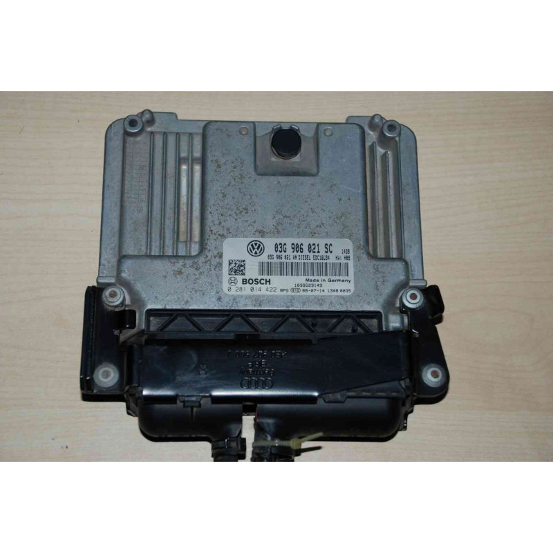 ECU MOTOR BOSCH EDC16U34-3.41 0281014422 VAG 03G906021SC