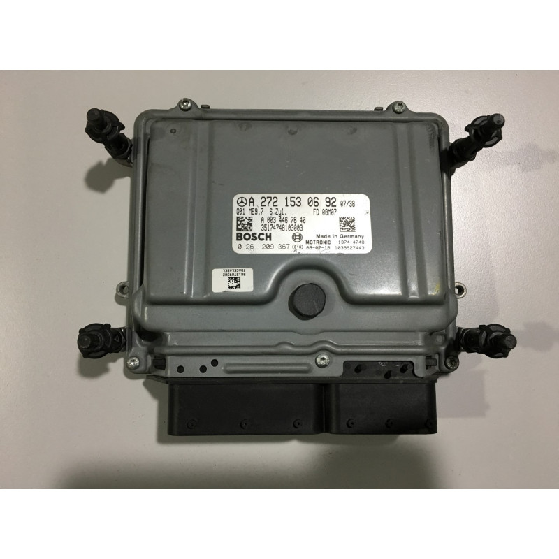 ECU MOTOR BOSCH ME9.7 0261209367 MERCEDES A2721530692