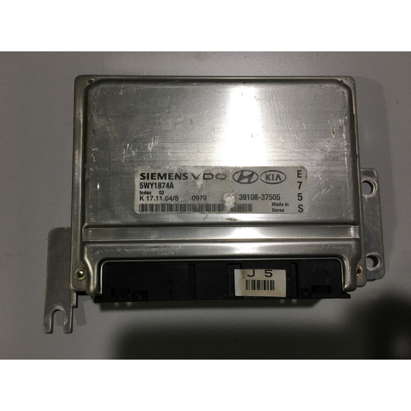 ENGINE ECU SIEMENS VDO SIMK43 5WY1874A HYUNDAI 39108-37505 ENGINE ECU SIEMENS VDO SIMK43 5WY1874A HYUNDAI 39108-37505