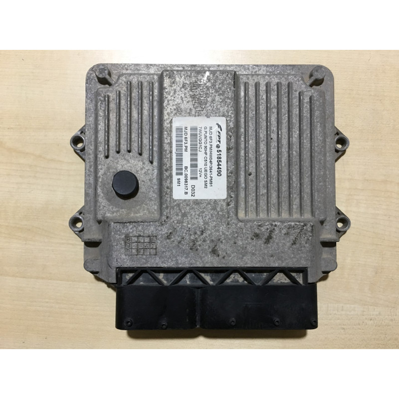 ECU MOTOR MAGNETI MARELLI MJD 6F3.PM BC.0098317.B FIAT 51854490 HW04P