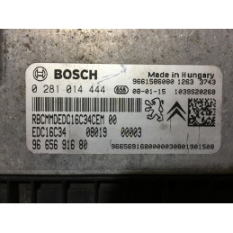 ECU MOTOR BOSCH EDC16C34-5.90 0281014444 PSA 9665691680